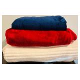 Group Of 3 Cozy Blankets