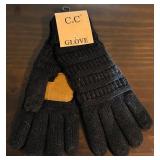 Assortment of Miscellaneous Hats and Gloves including Handmade and North Face Items