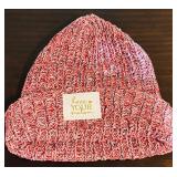 Assortment of Miscellaneous Hats and Gloves including Handmade and North Face Items