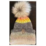 Assortment of Miscellaneous Hats and Gloves including Handmade and North Face Items