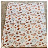 2 Blankets Including A Fall Theme and A Poptart Blanket