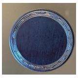 Vintage Circular Sterling Silver Brooch