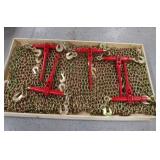 LandHonor 3/8" Ratchet Binders (5) & 3/8" 20