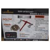LandHonor 3/8" Ratchet Binders (5) & 3/8" 20