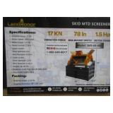 LandHonor Skid Mobile Material Screener