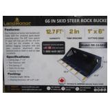 LandHonor 66" Skid Steer Rock Bucket