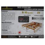 LandHonor Skid Steer Hay Accumulator Grapple