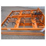 LandHonor Skid Steer Hay Accumulator Grapple