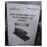LandHonor Skid Steer Vibratory Plate Compactor