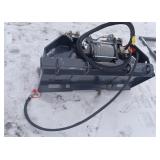 Landhonor Skid Mount 15,000 lb Hydraulic Winch