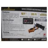 LandHonor Skid Steer Rotating Grapple