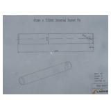 LandHero 45mm X 330mm Universal Excavator Bucket Pins