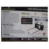 LandHonor Skid Steer Bale Spear