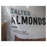 (B-2) 2 Pounds of Salted Almonds 2 ...