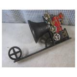 (H-1) Cast Iron Bell and Train Engi...