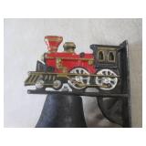 (H-1) Cast Iron Bell and Train Engi...