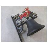 (H-1) Cast Iron Bell and Train Engi...