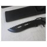 (CNTR) 12" Fixed Blade Knife with C...