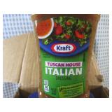 (B-3) 6 Bottles of Kraft Tuscan Hou...