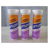 (B-1) 3 Tubes of Propel Lemon Black...