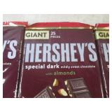 (B-3) 6 Giant 25pc Hershey