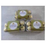 (B-1) 3 Packs of Ferrero Rocher Fin...
