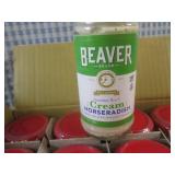 (B-4) 12 Jars of Beaver Cream Horse...