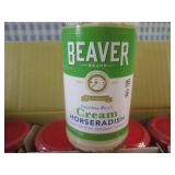 (B-4) 12 Jars of Beaver Cream Horse...