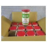 (B-4) 12 Jars of Beaver Cream Horse...