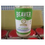 (B-4) 12 Jars of Beaver Cream Horse...