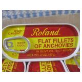 (B-2) 25 Cans of Flat Fillets of An...