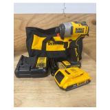 DEWALT DCF809D1 ATOMIC 20V Max Lithium-Ion Brushless Cordless Compact 1/4 in. Impact Driver Kit with 2.0Ah Battery, Charger and Bag - C159