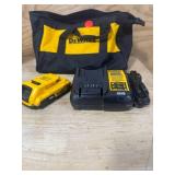 DEWALT DCF809D1 ATOMIC 20V Max Lithium-Ion Brushless Cordless Compact 1/4 in. Impact Driver Kit with 2.0Ah Battery, Charger and Bag - C159