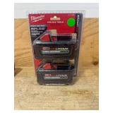 MILWAUKEE 48-11-1862 M18 18-Volt Lithium-Ion High Output 6.0Ah Battery Pack (2-Pack) - A279