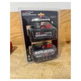 MILWAUKEE 48-11-1862 M18 18-Volt Lithium-Ion High Output 6.0Ah Battery Pack (2-Pack) - A279