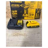DEWALT DCD794D1 ATOMIC 20-Volt Lithium-Ion Cordless Compact 1/2 in. Drill/Driver Kit with 2.0Ah Battery, Charger and Bag - B159