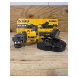 DEWALT DCG418B FLEXVOLT 60V MAX Cordless Brushless 4.5 in. to 6 in. Small Angle Grinder with Kickback Brake (Tool Only) - C169