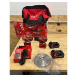 MILWAUKEE 2630-20 M18 18V Lithium-Ion Cordless 6-1/2 in. Circular Saw (Tool-Only) - B129