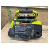 RYOBI P739 ONE+ 1 Gal. 120 PSI Portable 18V Horizontal Air Compressor - Tool Only ( 0.5 CFM at 90 PSI ) D149