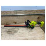 RYOBI P2609VNM ONE+ 18V 22 in. Lithium-Ion Cordless Hedge Trimmer (Tool Only) - C99