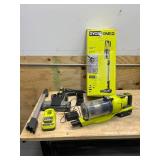 RYOBI PCL720K ONE+ 18V Cordless Stick Vacuum Cleaner Kit with 4.0 Ah Battery and Charger -C199