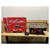 MILWAUKEE 2736-21HD M18 FUEL ONE-KEY 18- volt Lithium-Ion Brushless Cordless 8-1/4 in. Table Saw Kit W/(1) 12.0Ah Battery - D599