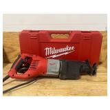 MILWAUKEE 6538-21 15 Amp 1-1/4 in. Stroke Orbital SUPER SAWZALL Reciprocating Saw with Hard Case - C199
