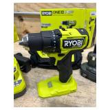 RYOBI PSBDD02K2 ONE+ HP 18V Brushless Cordless Compact 1/2in. Drill/Driver Kit with (2) 1.5 Ah Batteries and Charger - B139