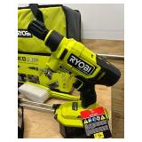 RYOBI RY121860K ONE+ HP 18-Volt Brushless EZClean 600 PSI 0.7 GPM Cordless Electric Power Cleaner w/ 4.0Ah Battery, Charger, Accessories - B199