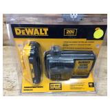 DEWALT DCB230C 20V MAX Compact Lithium-Ion 3.0Ah Battery Pack with 12V to 20V MAX Charger - B149