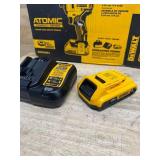 DEWALT DCF809D1 ATOMIC 20V Max Lithium-Ion Brushless Cordless Compact 1/4 in. Impact Driver Kit with 2.0Ah Battery, Charger and Bag - B159
