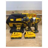DEWALT DCK225D2 ATOMIC 20-Volt MAX Lithium-Ion Cordless Combo Kit (2-Tool) with (2) 2.0Ah Batteries, Charger and Bag - C229