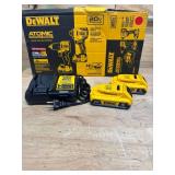 DEWALT DCK225D2 ATOMIC 20-Volt MAX Lithium-Ion Cordless Combo Kit (2-Tool) with (2) 2.0Ah Batteries, Charger and Bag - C229