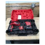 Milwaukee 3697-22 M18 FUEL 18V Lithium-Ion Brushless Cordless Impact Kit with 2 Batteries - D399